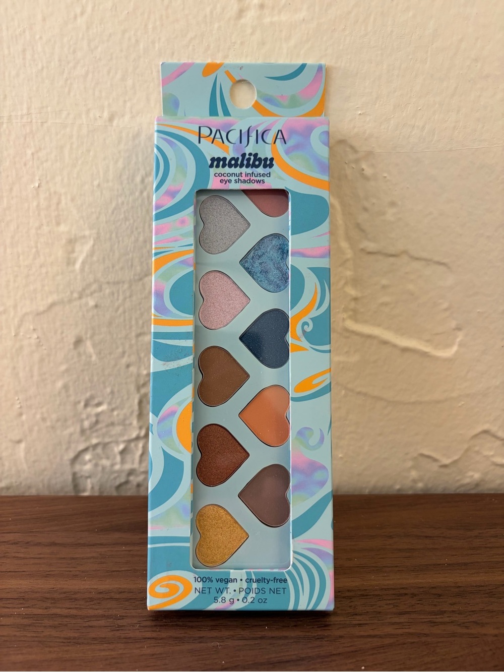 Pacifica Malibu Coconut Infused 10 Shade Eyeshadow Palette Vegan